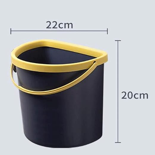 Hanging Trash Can, Kitchen Garbage Bin Waste Bins, Kitchen Trash Can Cabinet Door Hanging Vegetable Peel Sorting Trash Basket Household Bathroom Wall-Mounted Trash Can (Color : B)