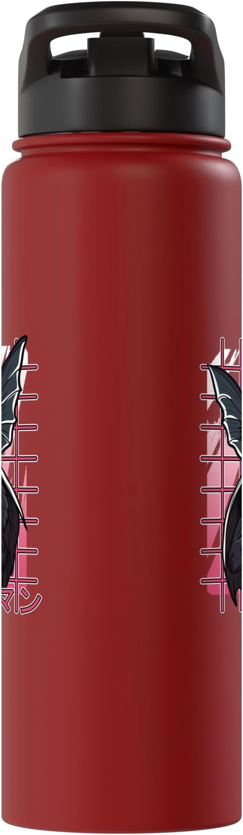 Mothman Kawaii Strawberry Milk Shake Carton Cryptids Stainless Steel Insulated Water Bottle