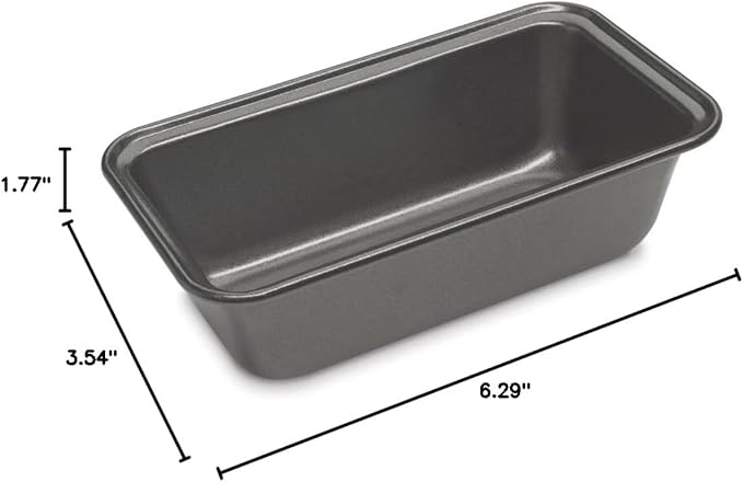 Cuisinart CMBM-4LP Mini Loaf Pan 4 Count (Pack of 1)