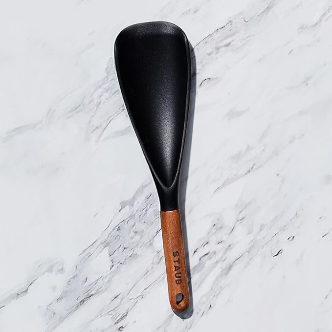 Twin Cooking Spoon, Matte Black (3 Pack)