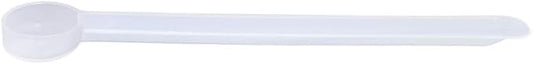 Plastic Measuring Scoop, 1/8 Teaspoon (.625 cc | A Pinch) Long Handle Spoons for Powders, Granules, Coffee, Pet Food, Baking Supplies, Protein and Other Dry Goods, BPA Free (Set of 1)