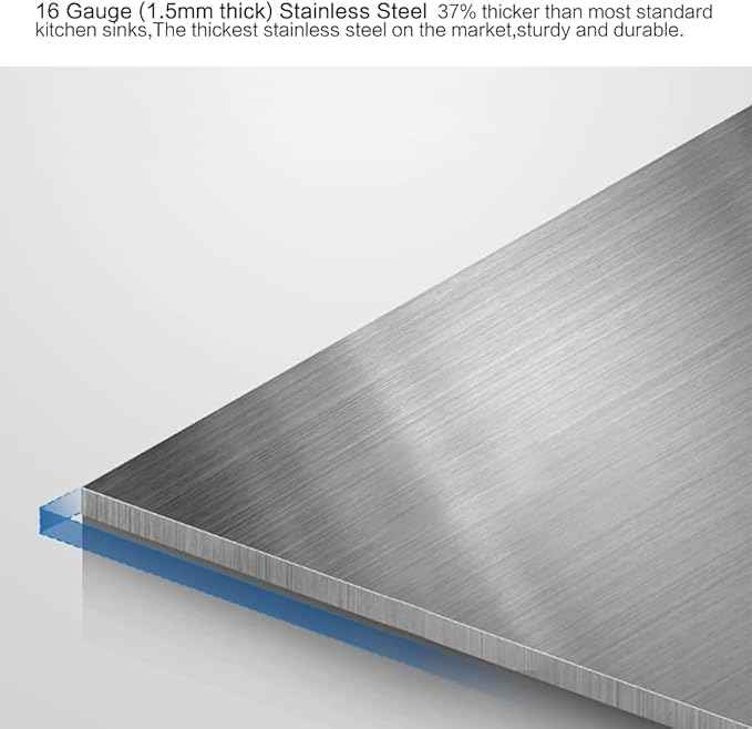 30 Inch Drop In Kitchen Sink Workstation Stainless Steel - VOKIM 30 x22-Inch Single Bowl Kitchen Sink 16 Gauge Stainless Steel 10'' Deep Handmade Kitchen Sink with Cutting Board& Strainer