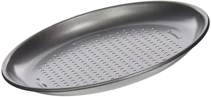 Cuisinart 4 Piece Pizza Pan Set, Mini, Steel Gray