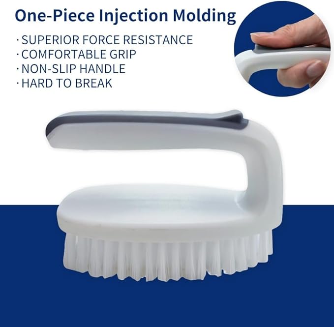 CELOX Cleaning Brush Set, 2 Dish Brush with soap Dispenser & 2 Heavy Duty Scrub Brush