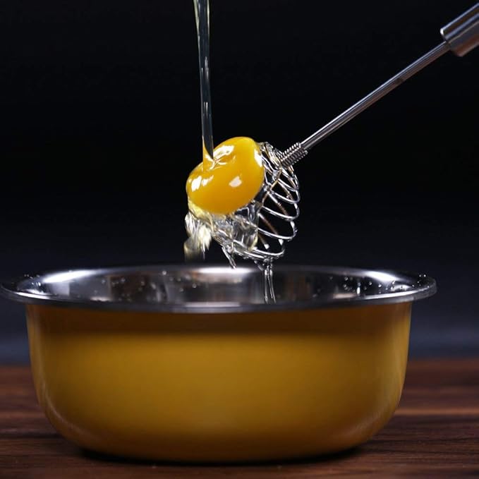 Whisk, Stainless Steel Spring Whisk, Balloon Whisk Egg Beater for Blending, Whisking, Beating, or Stirring