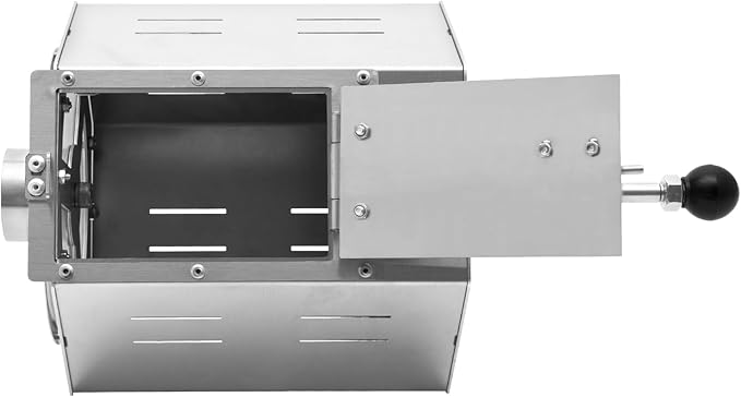 AngelcityCC Coffee Bean Roaster Coffee Bean Baker Peanut Roaster, Gas Burner Drum Type Stainless Steel for Home and Commercial Use
