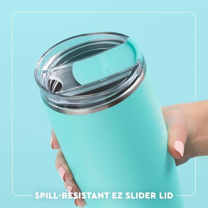 Swig Life 22oz Insulated Tumbler, Halloween Travel Coffee Tumbler with Lid, Cup Holder Friendly Travel Coffee Mug, Stainless Steel, 22 oz Tumblers, Reusable Insulated Mug with Lid (Candy Corn)