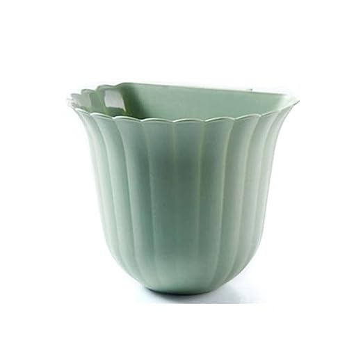 Hanging Trash Can, Kitchen Garbage Bin Waste Bins, Wall-Mounted Small Trash Can Flower Style Kitchen Wall Hanging Household Kitchen Waste Countertop Trash Can Cabinet Door Hanging Labor-Saving ( Color