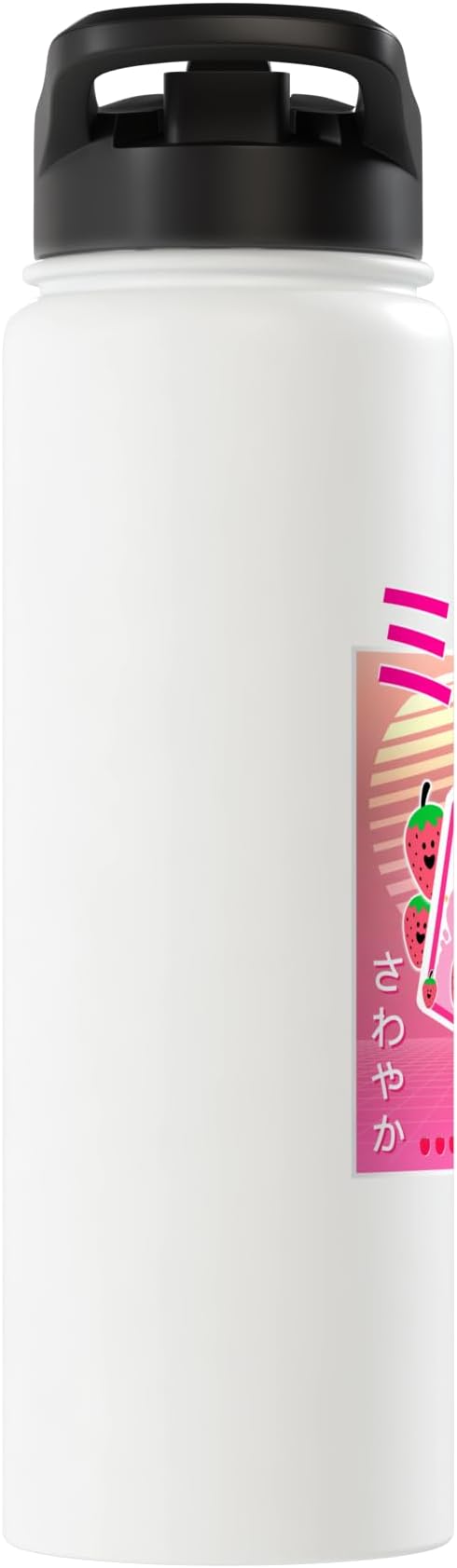 Strawberry Milk Carton Kawaii Pink Aesthetic Otaku Japanese Stainless Steel Insulated Water Bottle