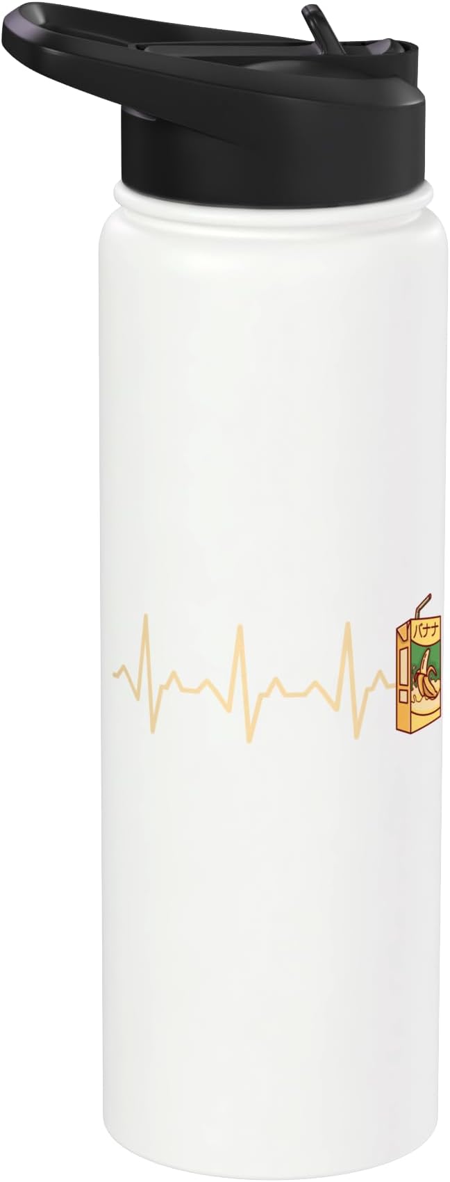 Heartbeat Banana Milk Carton Stainless Steel Insulated Water Bottle