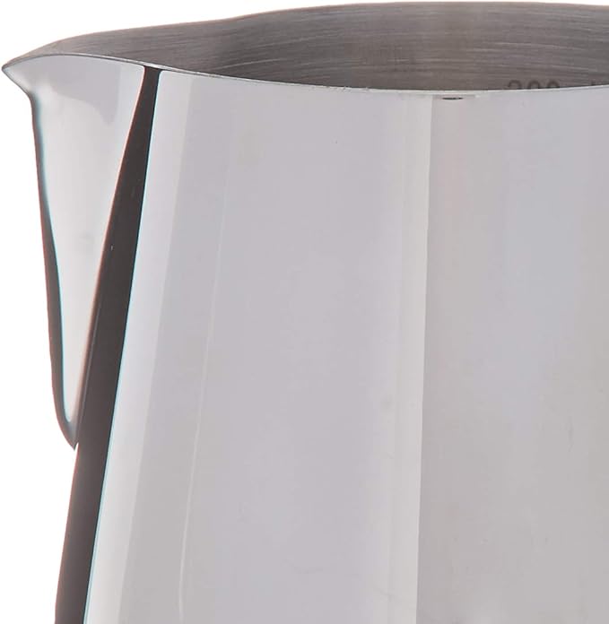 BrewGlobal Rhinoware Professional Milk Pitcher, Stainless Steel 12 oz (RHMJ12OZ)