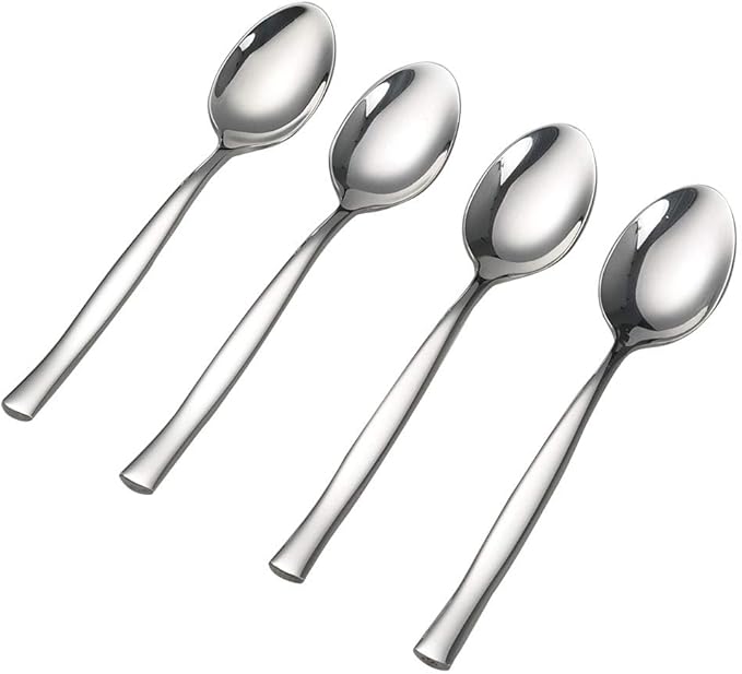 Idotry 12-Piece Stainless Steel Dinner Spoons, 7.96 Inches