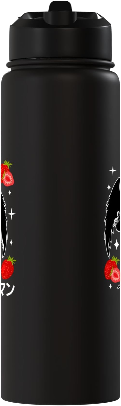 Mothman Kawaii Strawberry Milk Shake Carton Stainless Steel Insulated Water Bottle