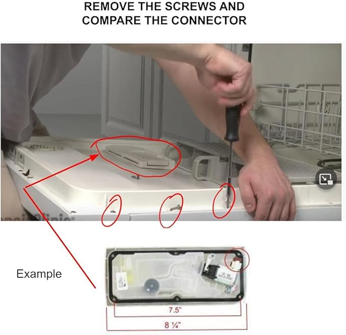 GlobPro CK900200 Dishwasher Detergent Dispenser Compatible with Kenmore, KitchenAid, Whirlpool WP8558129