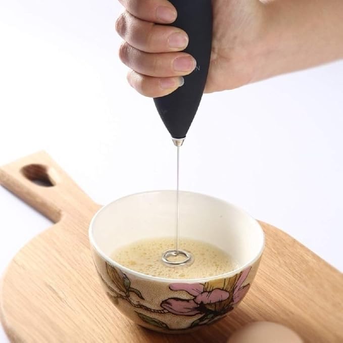 Mayhow Mini Battery Operated Whisk, Handheld Milk Frother, Perfect for Bulletproof coffee, Matcha, Frappe, Hot Chocolate