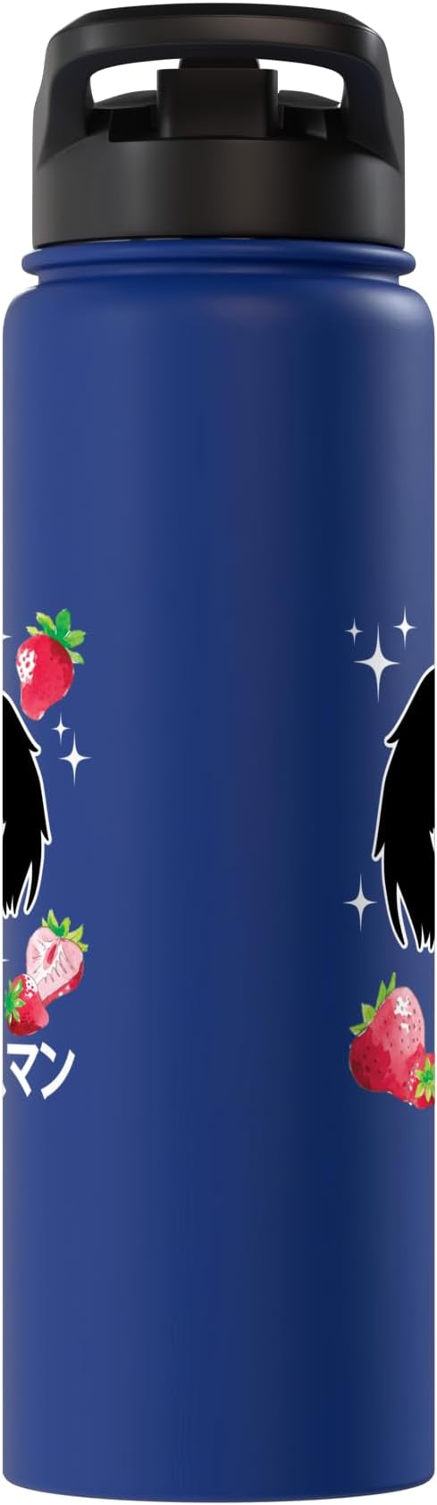 Mothman Kawaii Strawberry Milk Shake Carton Stainless Steel Insulated Water Bottle