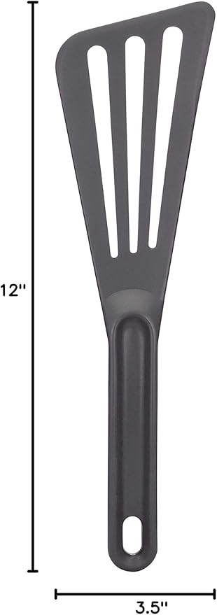 Matfer Bourgeat Exoglass® High Temperature Pelton Spatula, Grey