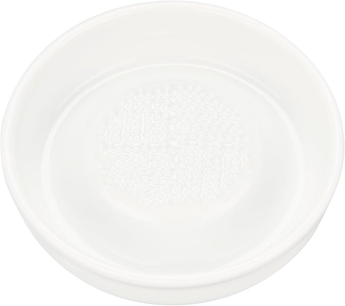 Kyocera 3.5" Ceramic Ginger & Garlic Grater, Small – Fine Zester for Cheese, Citrus, Chocolate & More – Non-Slip, Rust-Proof, Dishwasher Safe