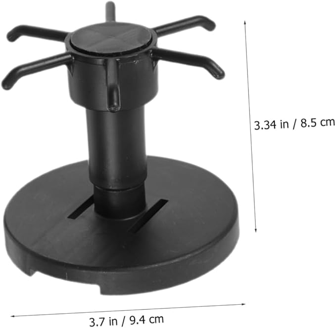 TOYANDONA 3pcs Kitchen Utensil Hooks Set with Rotating Black Hanging Organizer, Nail-Free Under Cabinet Cooking Sundries Holder for Spoon, Spatula, and Ladle Storage