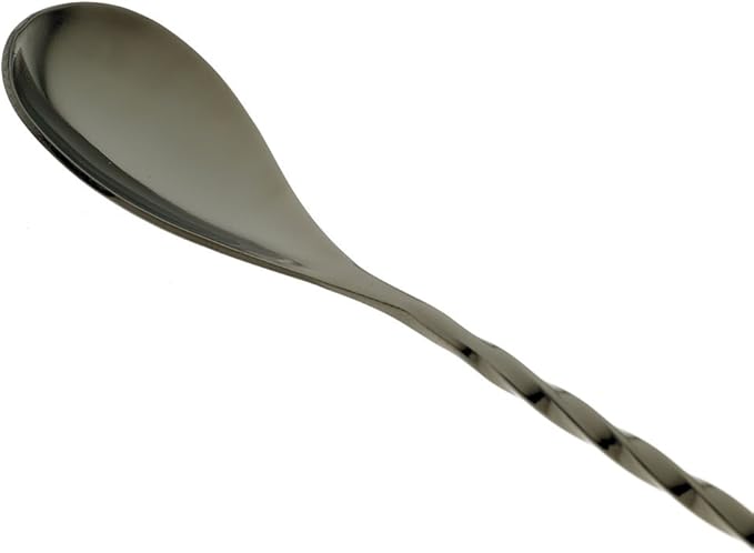 Barfly Bar Spoon, Fork End 19 5/8" (50.0 Cm), Gun Metal Black