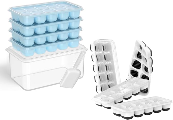DOQAUS Ice Cube Trays 8 Pack