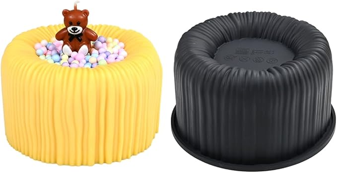 3D Silicone Mold, Cup Shape Non-stick Large Chocolate Baking Tray for Mousse Cake, Dessert, Truffle, Pastry, Jelly, Pudding (H_ Cup)