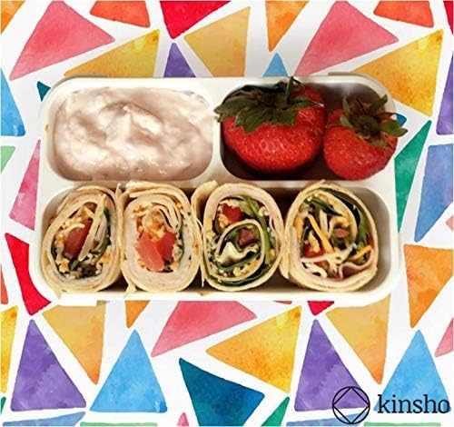 Small Snack Containers for Kids Toddlers - 3 Compartments (Set of 2) - Leak-Proof Reusable Boxes with Lids -BPA-Free Plastic Mini Bento Lunch Box - Ideal for School, Daycare, Holds 2 Cups (Coral+Blue)