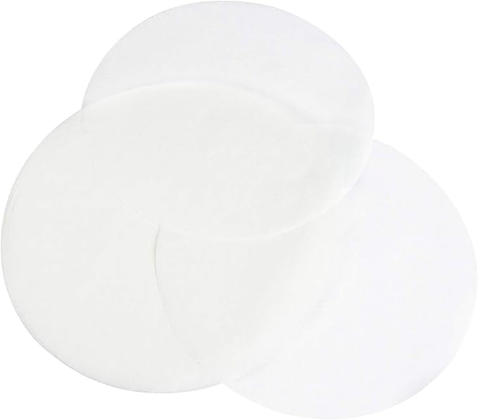 Regency Wraps Parchment Paper Circles For Round Cake Pans, Greaseproof Liners for Non-Stick Baking, 12" (Pack of 50), White