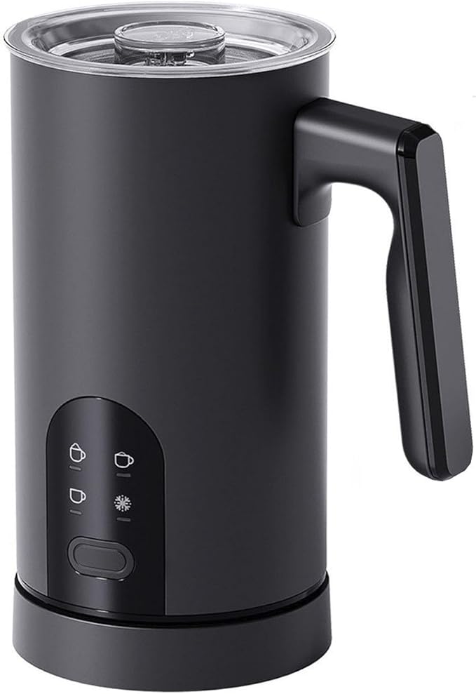 Electric Milk Frother, 4-in-1 Automatic Milk Steamer & Foamer 11.8oz/350ml, Automatic Warm and Cold Foam Maker and Milk Warmer for Latte, Cappuccinos, Macchiato (B)