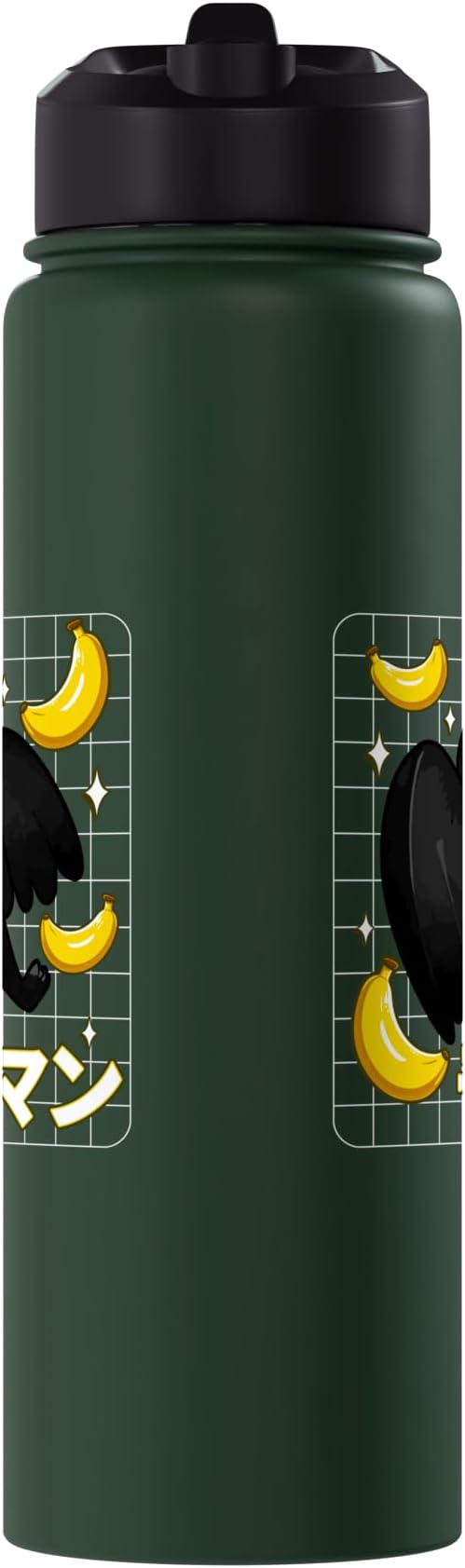Kawaii Mothman Banana Milk Shake Carton Stainless Steel Insulated Water Bottle