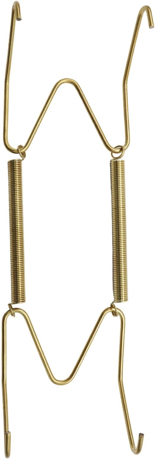 Plate Hangers for The Wall - Stainless Steel Invisible Heavy Duty Wire Plate Holder for 6-8 Inch Decorative Plates, Art Plates & Ceramic Plates with Wall Hooks
