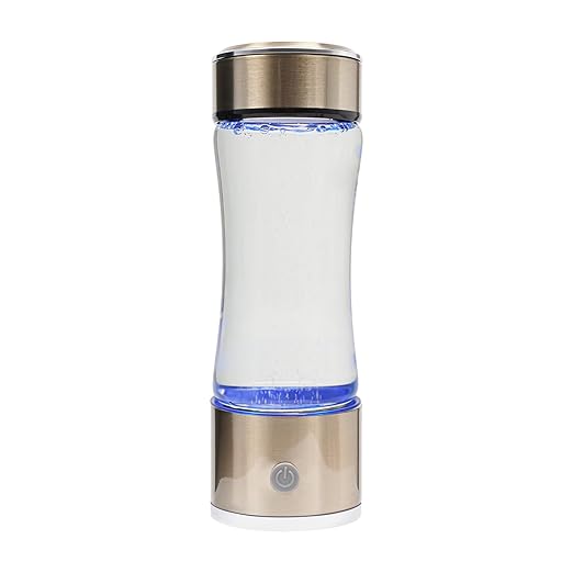 Hydrogen Water Generator Bottle, Portable Rechargeable Ionizer Machine,Improve Water in 3 Minutes, for Home, Office, Travel, Daily Drinking (Black)