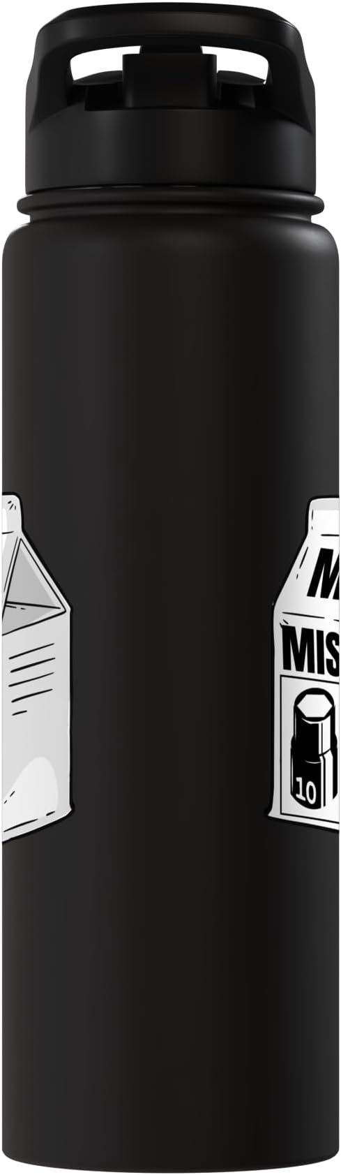 Missing 10mm Socket Milk Carton Funny Car Mechanic Stainless Steel Insulated Water Bottle