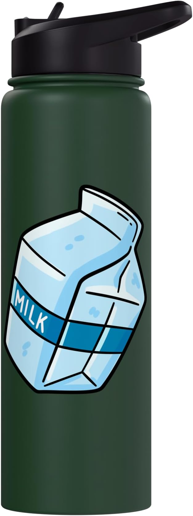 Milk Carton Dairy Lover Stainless Steel Insulated Water Bottle