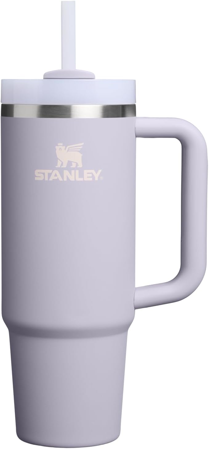 STANLEY Quencher H2.0 Tumbler with Handle and Straw 30 oz | Flowstate 3-Position Lid | Cup Holder Compatible for Travel | Insulated Stainless Steel Cup | BPA-Free | Purple Dust