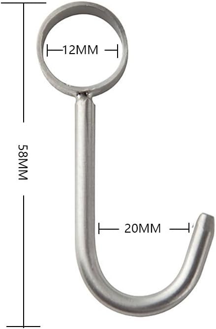304 Stainless Steel Kitchen Rail Hooks Hangers Wall Mounted (Rod Hook)