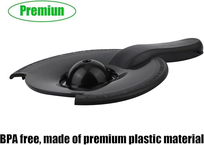 Replacement Coffee Pot Lid for Mr. Coffee Oster, Durable 12 Cup Coffee Pot Cover Carafe Top Replacement Accessories Parts for BVMC-CHX21 BVMC-CHX23 BVMC-EHX23 BVMC-EHX33CP BVMC-MVX (Black)