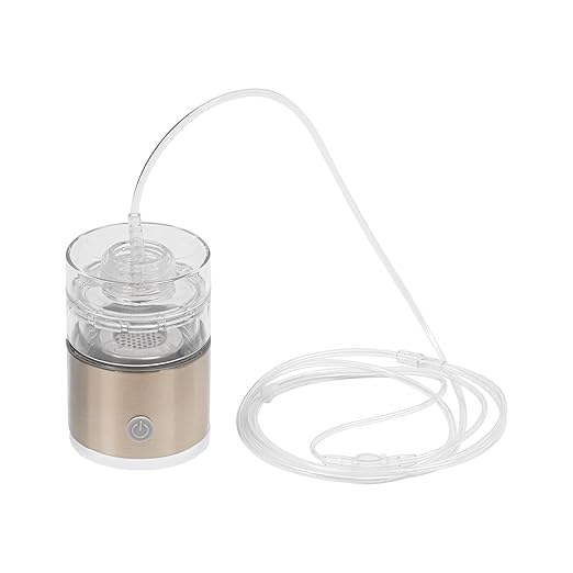Hydrogen Water Generator Bottle, Portable Rechargeable Ionizer Machine,Improve Water in 3 Minutes, for Home, Office, Travel, Daily Drinking (Black)