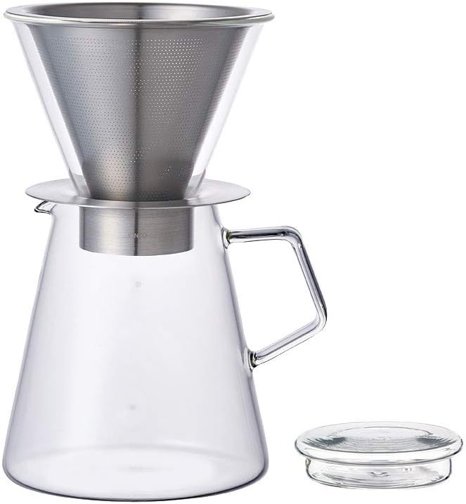 KINTO 21678 CARAT Dripper & Pot, 24.3 fl oz (720 ml)