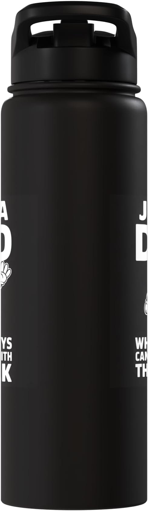 Just A Dad Who Always Came Back With The Milk Stainless Steel Insulated Water Bottle