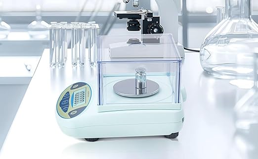 Lab Scale 100g x 0.001g, High Precision Analytical Balance with Digital Windshield. Electronic Gram Scale for Jewelry/Kitchen/Scientific Use, 11 Units Conversion, Portable Digital Scientific Scale