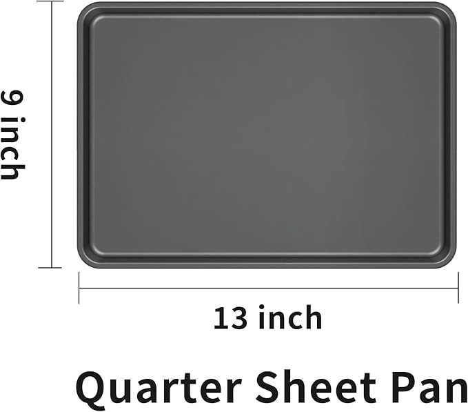 LISI Nonstick Stackable Baking Pans Set, Cookware Sets Baking Tray (13" x 9" (Quarter Sheet))