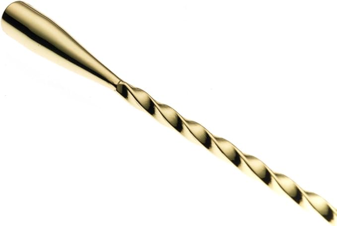 Barfly Teardrop Bar Spoon, End 15 3/4" (40 cm), Gold