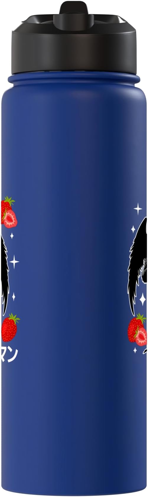 Mothman Kawaii Strawberry Milk Shake Carton Stainless Steel Insulated Water Bottle