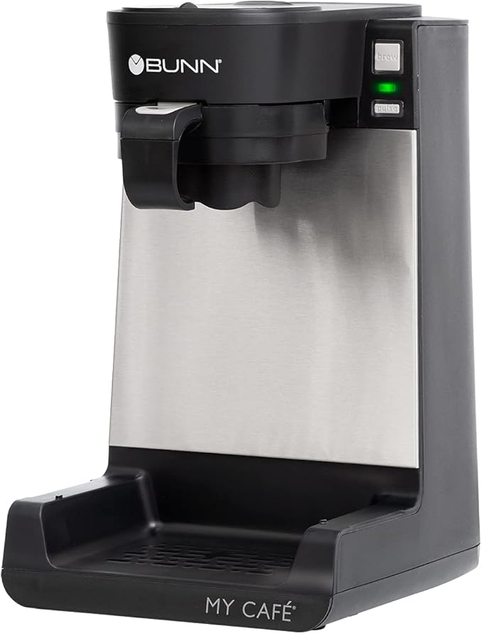 BUNN MCU My Cafe Single Cup Multi Use Coffee Brewer (Black/SST)