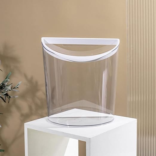 jojofuny Hanging Kitchen Trash Bin 29x28.5cm Plastic Waste Container Wall-Mounted Garbage Can for Cabinet Door Use