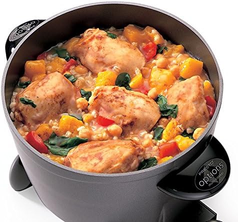 Presto 06003 Options Electric Multi-Cooker, Steamer