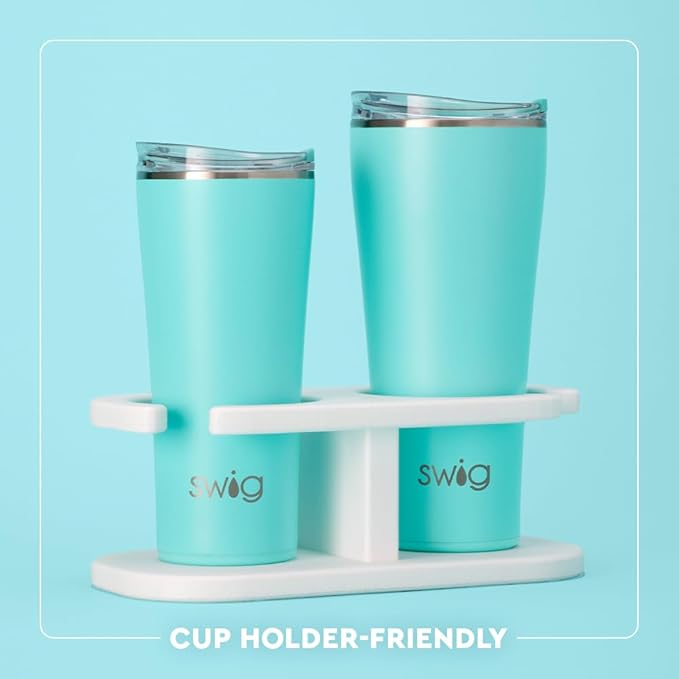 Swiglife 32oz Insulated Tumbler, Travel Coffee Tumbler with Lid, Cup Holder Friendly, Stainless Steel Travel Coffee Mug, Nurse Tumbler, Nurse Gifts for Women (Scrub Life)