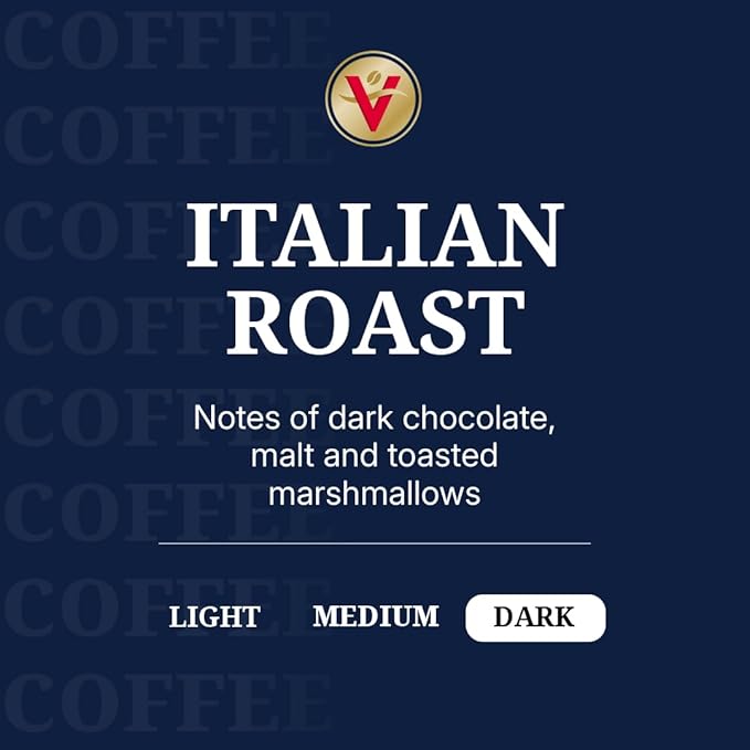 Victor Allen's Coffee Italian Roast, Dark Roast, 200 Count, Single Serve Coffee Pods for Keurig K-Cup Brewers