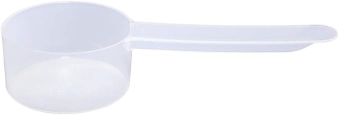 Plastic Measuring Scoop, (18 cc | 1.30 Tablespoon | 18 mL) Long Handle Spoons for Powders, Granules, Coffee, Pet Food, Baking Supplies, Protein and Other Dry Goods, BPA Free (Set of 100)